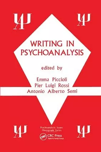 Writing in Psychoanalysis cover