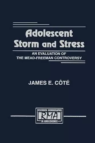 Adolescent Storm and Stress cover