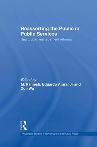 Reasserting the Public in Public Services cover