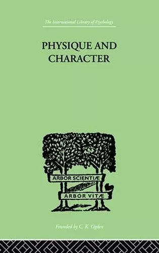 Physique and Character cover