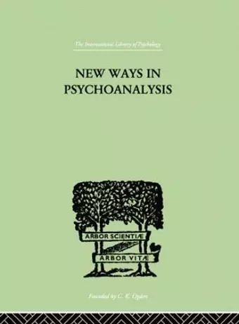 New Ways in Psychoanalysis cover