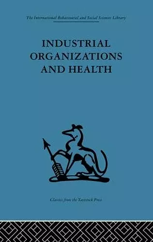 Industrial Organizations and Health cover