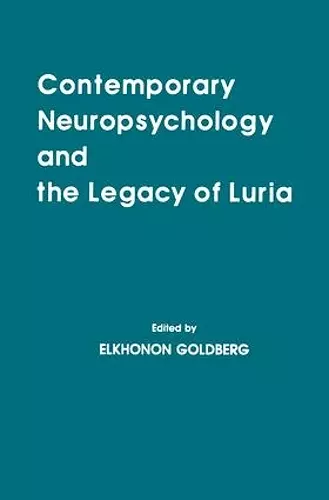 Contemporary Neuropsychology and the Legacy of Luria cover