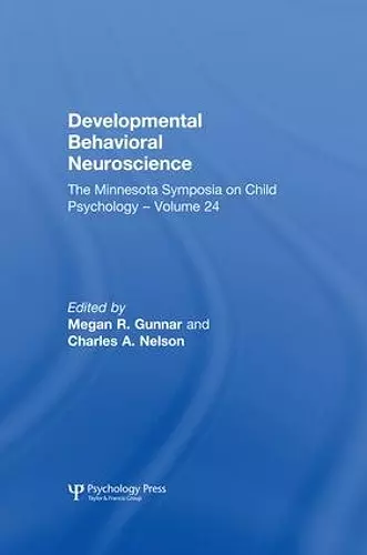 Developmental Behavioral Neuroscience cover