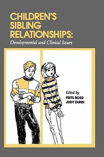 Children's Sibling Relationships cover