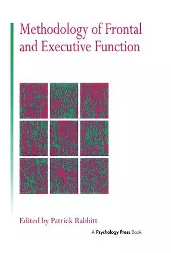 Methodology Of Frontal And Executive Function cover