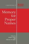 Memory for Proper Names cover