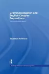 Grammaticalization and English Complex Prepositions cover