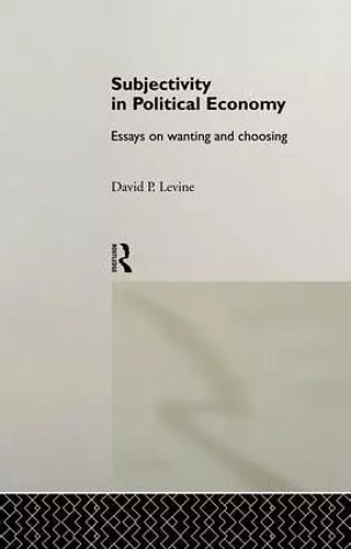 Subjectivity in Political Economy cover