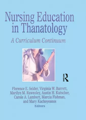 Nursing Education in Thanatology cover