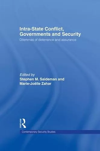 Intra-State Conflict, Governments and Security cover