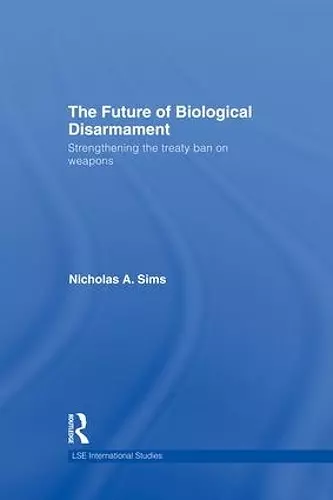 The Future of Biological Disarmament cover