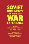 Soviet Documents on the Use of War Experience cover