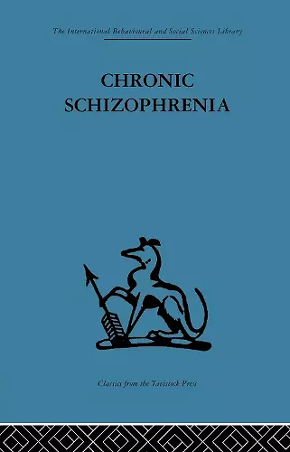 Chronic Schizophrenia cover