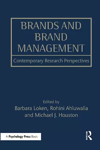 Brands and Brand Management cover