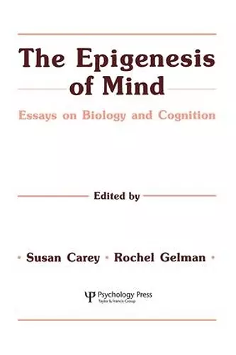 The Epigenesis of Mind cover