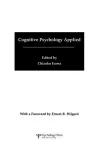 Cognitive Psychology Applied cover