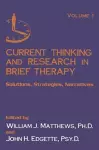 Current Thinking and Research in Brief Therapy cover