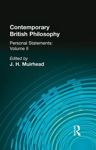 Contemporary British Philosophy cover