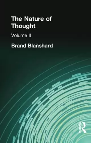 The Nature of Thought cover