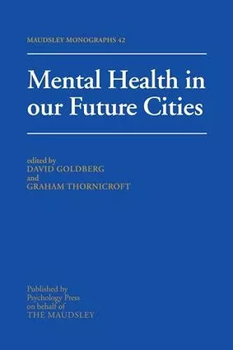 Mental Health In Our Future Cities cover