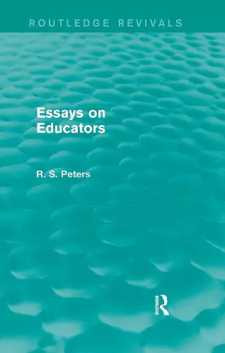 Essays on Educators (Routledge Revivals) cover