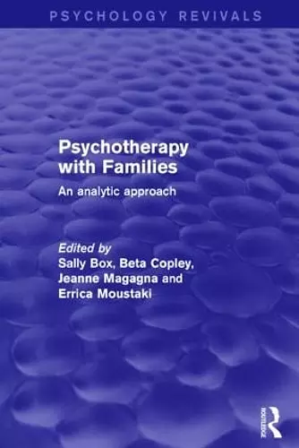 Psychotherapy with Families cover