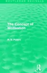 The Concept of Motivation cover