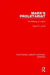 Marx's Proletariat (RLE Marxism) cover