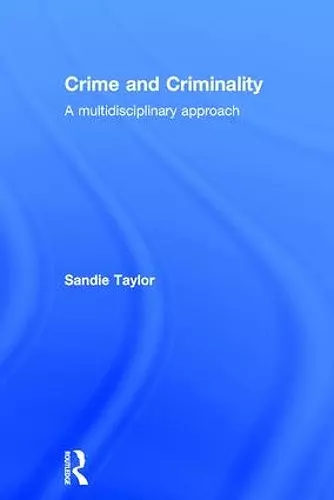 Crime and Criminality cover