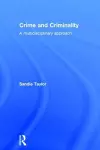 Crime and Criminality cover