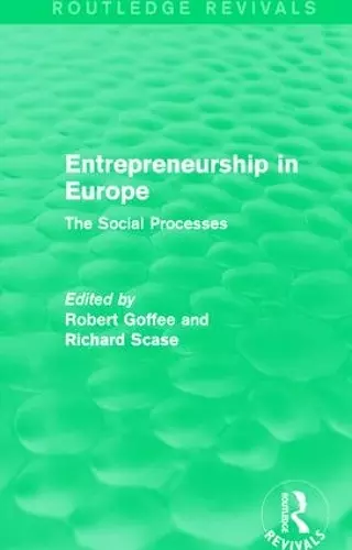 Entrepreneurship in Europe (Routledge Revivals) cover