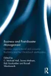 Business and Post-disaster Management cover