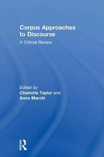 Corpus Approaches to Discourse cover