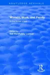 Revival: Women, Work and Family in the Soviet Union (1982) cover