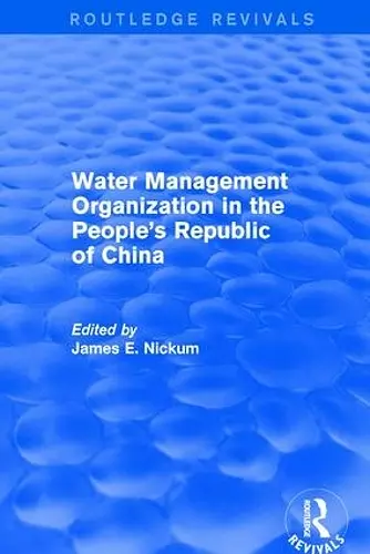 Revival: Water Management Organization in the People's Republic of China (1982) cover