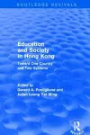 Education and Society in Hong Kong cover