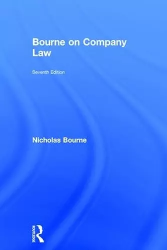 Bourne on Company Law cover