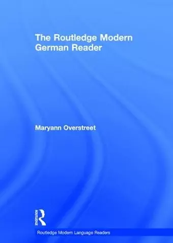 The Routledge Modern German Reader cover