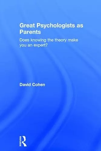 Great Psychologists as Parents cover