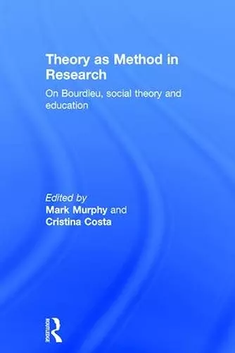 Theory as Method in Research cover