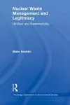 Nuclear  Waste Management and Legitimacy cover