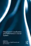 Interpersonal Coordination and Performance in Social Systems cover