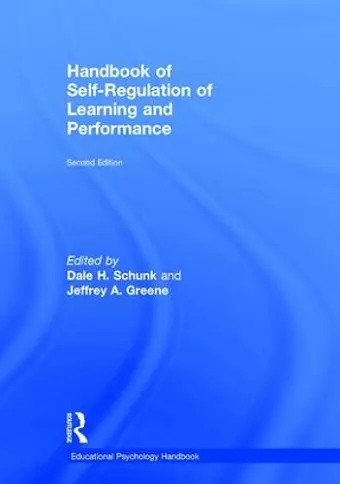 Handbook of Self-Regulation of Learning and Performance cover