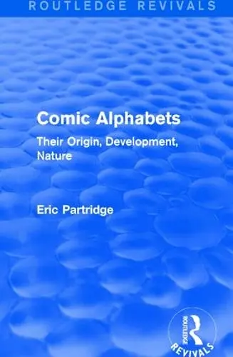 Comic Alphabets cover