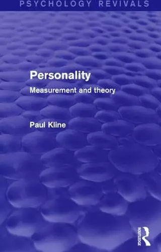 Personality (Psychology Revivals) cover