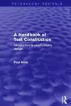 A Handbook of Test Construction (Psychology Revivals) cover