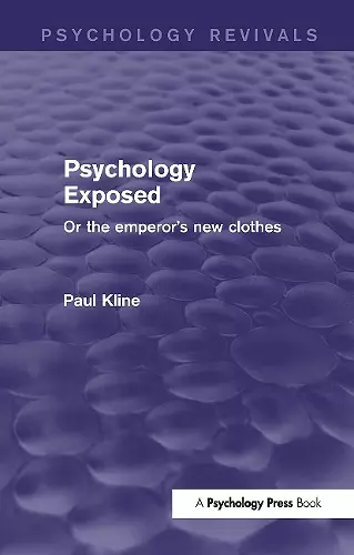 Psychology Exposed (Psychology Revivals) cover