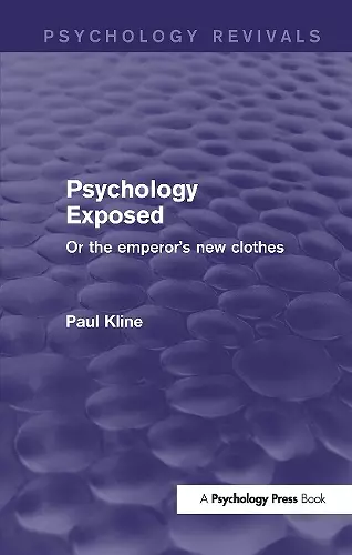 Psychology Exposed (Psychology Revivals) cover