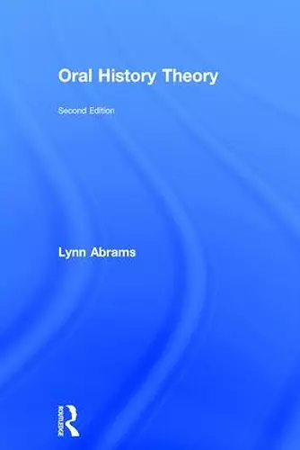 Oral History Theory cover